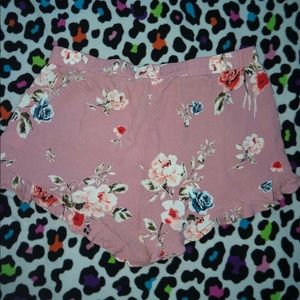 KENDALL & KYLIE pink floral shorts | pacsun